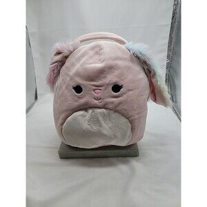 Original Squishmallow  Bop The Bunny Pink Rabbit Plush Easter Basket 12” Pink